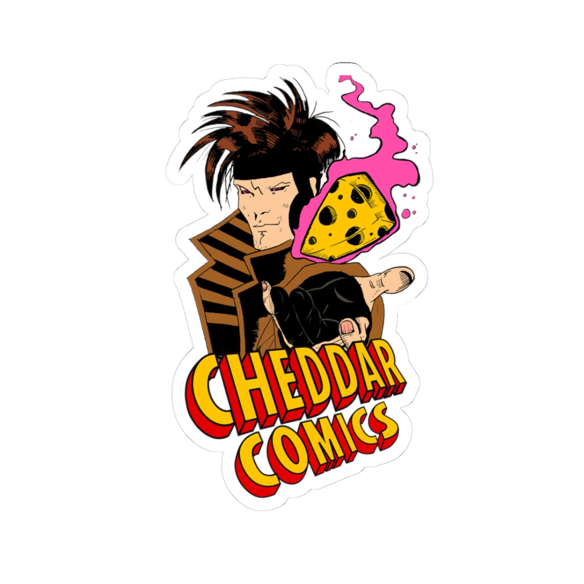 Cheddar Comics Mon Ami Sticker!